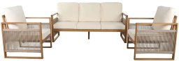 Kanapa ogrodowa Home ESPRIT Biały Brązowy 182 x 72 x 80 cm