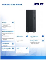 asus Komputer P500MV-13620H010X i7-13620H 16GB/1TB