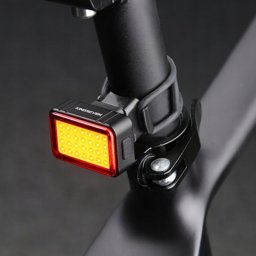 LAMPKA ROWEROWA TYLNA LED 50lm 3 TRYBY LATARKA LAMPA WODOSZCZELNA BATERIA