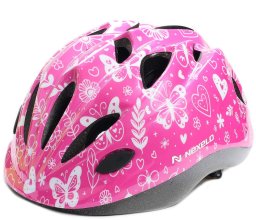 KASK ROWEROWY MŁODZIEŻOWY REGULOWANY KASK Z DASZKIEM NA ROWER 48-52 CM