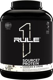 Rule One - Odżywka Białkowa Source7 Protein, Cookies & Creme Gelato, Proszek 2280g