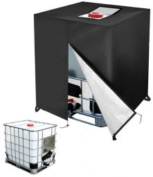 Garden King Pokrowiec ochronny na zbiornik IBC (mauzer) na deszczówkę 1000 l na zamek