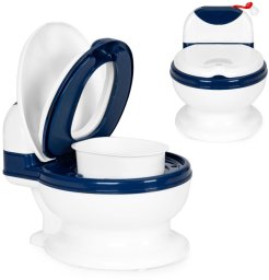 Nocnik toaleta z wyjmowanym wkładem sedes dla dzieci zamykany ze szczotką ECOTOYS EDUKAMP