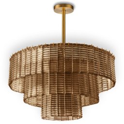 LAMPA SUFITOWA WISZĄCA APP1677-8CP BRĄZOWA