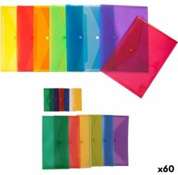 Folder z teczkami Grafoplas Kolor Zielony A4 polipropylen 33,4 x 23,5 cm Broszka (60 Sztuk)