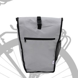 vidaXL Torba rowerowa na bagażnik 20 L Szara 34x16x59 cm