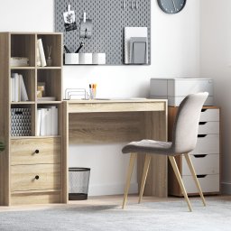 vidaXL Biurko do pisania Sonoma Oak Materiał drewnopochodny