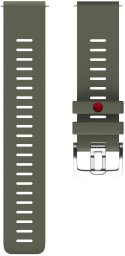 Polar silicone strap 22 mm, green, M/L