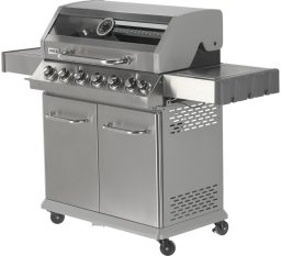 YG.GAS GRILL 6+1 STAINLESS STEEL 20.5KW / GLASS