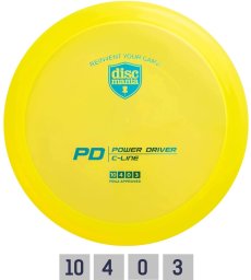 Discmania Discmania Originals C-line PD driver, yellow