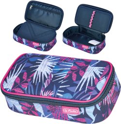 Piórnik Herlitz Kosmetyczka etui usztywniany klapką duży XXL BeatBox Flower
