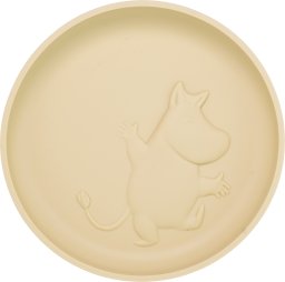 Moomin Silicone plate, latte beige