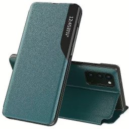 Mocco Smart Flip Cover Case For Samsung Galaxy A12 / M12 Green
