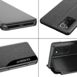 Mocco Smart Flip Cover Case For Samsung Galaxy S21 Black