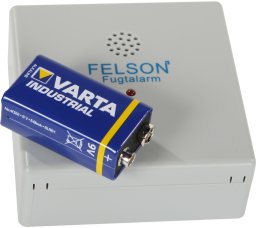 Felson fugtalarm model 5030TI med relæ og 9V lithium batteri