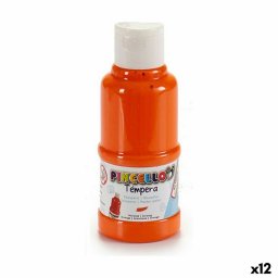 Tempera Pincello Pomarańczowy 120 ml (12 Sztuk)
