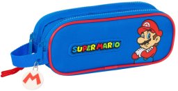 Piórnik Podwójny Super Mario Play Niebieski Czerwony 21 x 8 x 6 cm