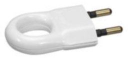 Legrand FORK WITH RING 2K 6A. WHITE ELIUM