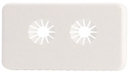 DOUBLE PIPE COVER 12-18MM (20) SELF-TAP