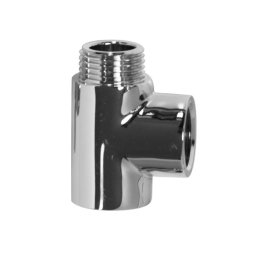Benkiser CHROME PLATED THREE WAY JOINT 1/2MX1/2F
