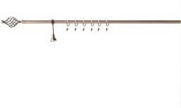 SINGLE CURT RAIL SET. ANTIC B D19 240 CM