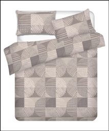 Domoletti BED COV SET Seti Mariel COTTON 160x200CM