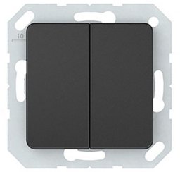 TWO GANGS SWITCH ANTRAC. P510-020-02 SL
