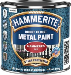 Hammerite PAINT HAMMERITE RED HAMMERED 750ML