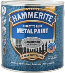 Hammerite PAINT HAMMERITE GREY HAMMERED 2.5L