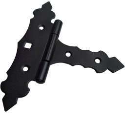 Domax GATE HINGE DEC ZOF75 75X35X130X2.0 BLACK