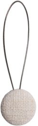 DECORATIVE TIE-BACK NO. 93. WHITE