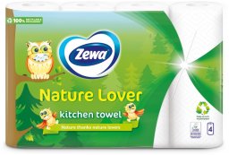 PAPER TOWEL ZEWA NATURE LOVER 2LAYERS 4P