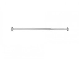 SHOWER RAIL 80/135 D.25 WHITE