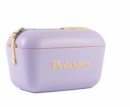 POLARBOX Lilac - Yellow Classic retro šaltkrepšis, 20L