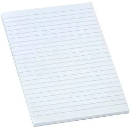 BANTEX STANDARDBLOK, A5, LINJERET, UHULLET