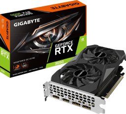 Karta graficzna Gigabyte GeForce RTX 3050 Windforce OC V2 6GB GDDR6 (GV-N3050WF2OCV2-6GD)