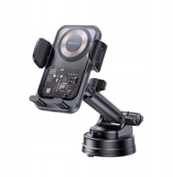 yesido Uchwyt Samochodowy C307 Wireless 15W, BLACK / CZARNY