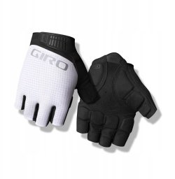 Rękawiczki męskie GIRO BRAVO II GEL krótki palec white roz. M (obwód dłoni 203-229 mm / dł. dłoni 181-188 mm) (NEW 2024)