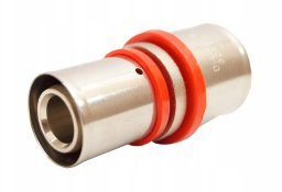 Diamond Diamond łącznik zaprasowywany ZŁ-PODWÓJNY, PEX-AL-PEX, mosiądz 25x32 FZZ-003.25X32.ZŁ-2