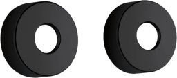 Damixa Rossetter 2 szt. - matowy czarny duży Ø75 mm