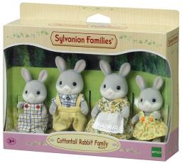 Figurka Epoch Sylvanian Families Rodzina szarych króliczków - 4030