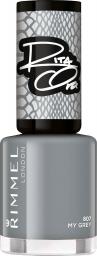 Rimmel Rita Ora lakier do paznokci 807 My Grey 8ml