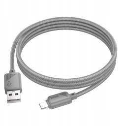 Kabel USB Hoco USB-A - Lightning 1 m Szary