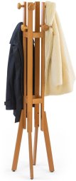 Wieszak na ubrania ARREDAMENTI ALBA 175x40 cm  brązowy stojak do przedpokoju