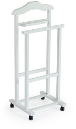 Wieszak do sypialni ARREDAMENTI MIRANO  Biały, stojak 105x46 cm