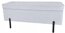 PUFA z pojemnikiem LUZZI GREY VELVET 95