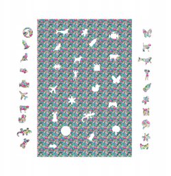 PUZZLE IMPOSSIBLE Flamingi 480 ELEMENTÓW puzzle drewniane