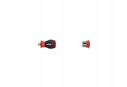 Wiha Werkstatt Bit-Schraubendreher Stubby 1/4" (6.3 mm) DIN 3126, DIN ISO 1173 (33741)