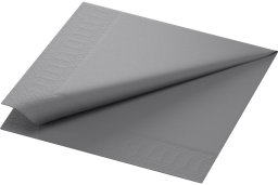 Duni Serwetki 3-lags Granite Grey 40cm 1000stk/kar (1000 stk.)