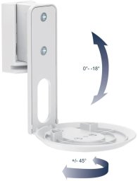 Sinox Era 100 SONOS® højttalerbeslag. Hvid